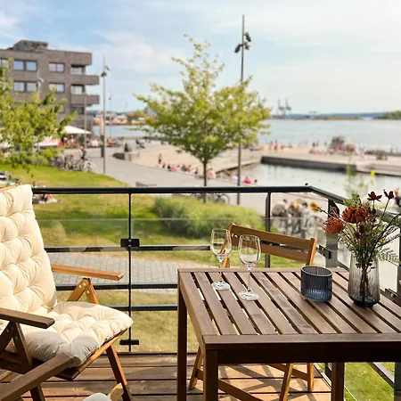 With Sunny Balcony By The