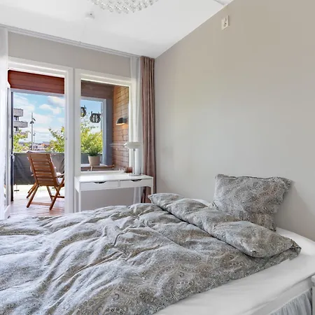 With Sunny Balcony By The